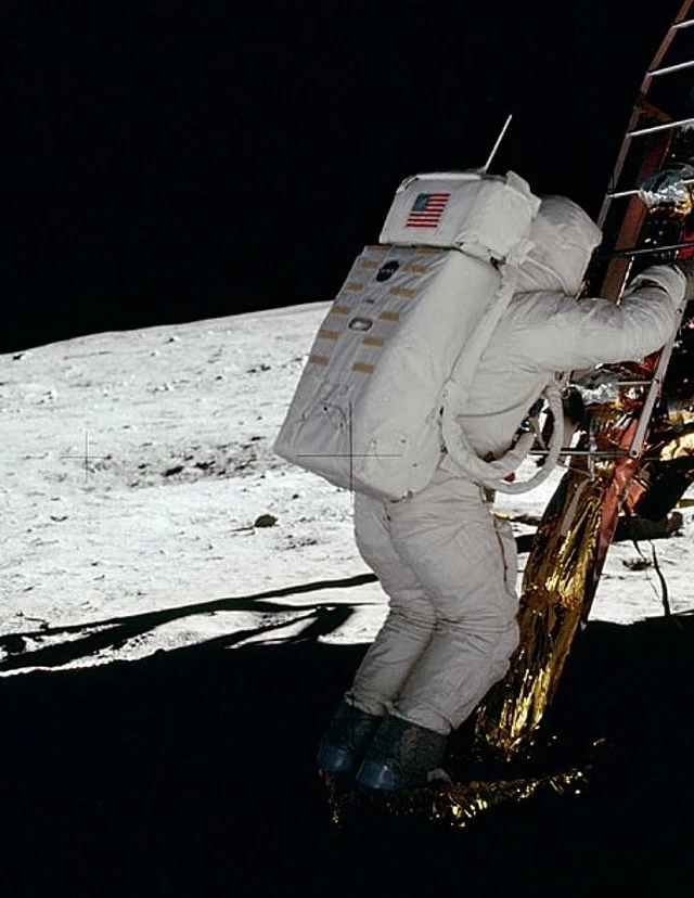 Astronaut exploring the Moon