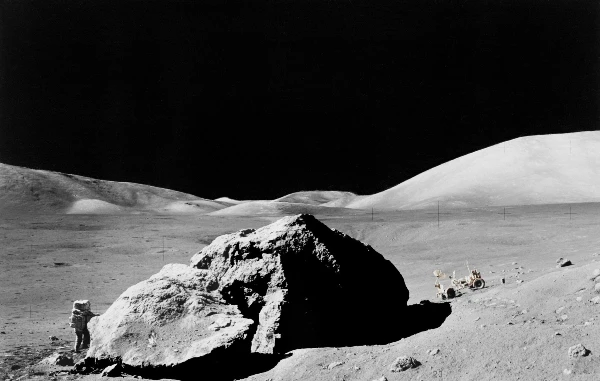 Canyon on the Moon