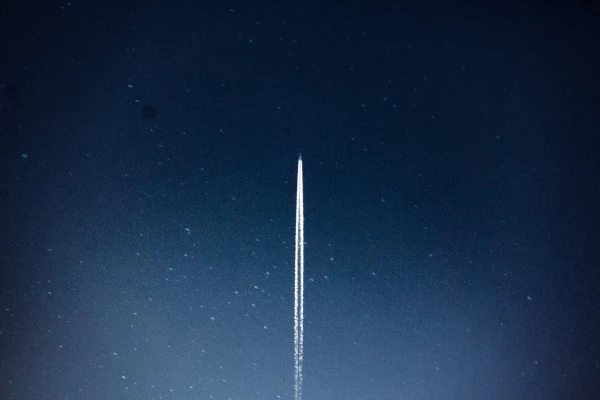 Shuttle getting into orbit